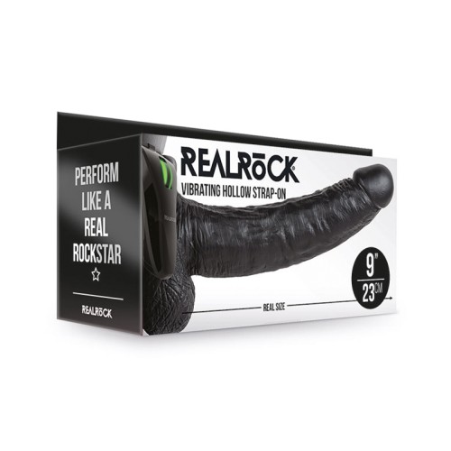 RealRock Vibrating Hollow Strap-On for Ultimate Pleasure