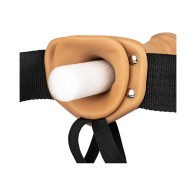 Strap-On Hueco RealRock Realista 6 in. Beige