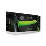 Ouch! Twisted Glow in the Dark Hollow Strap-On - Unique Pleasure Tool