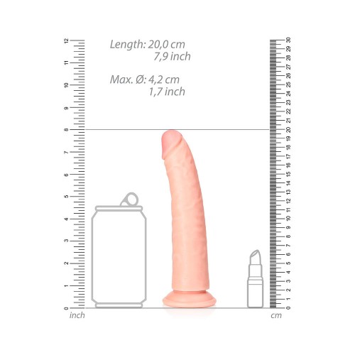 RealRock Slim Dildo with Suction Cup