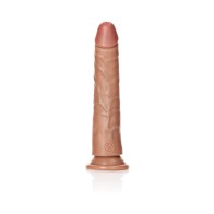 RealRock Dildo Realista Slim de 7 in. con Succión Beige