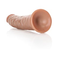 RealRock Dildo Realista Slim de 7 in. con Succión Beige