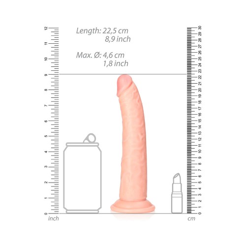 RealRock Realistic Slim Dildo with Suction Cup