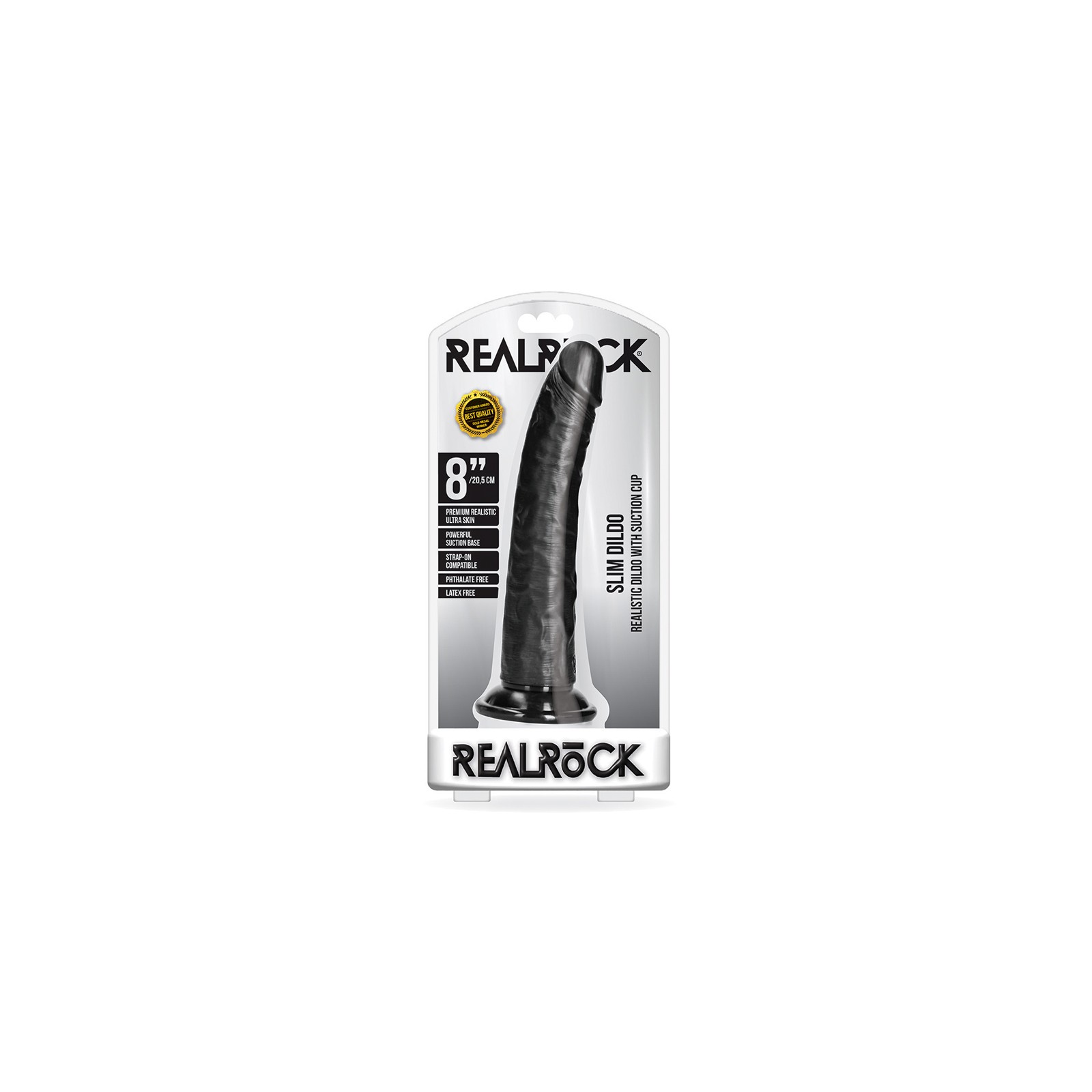 RealRock Realistic Slim Dildo with Suction Cup