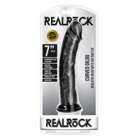 RealRock 7" Curved Dildo with Suction Cup