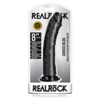 RealRock 8 in Curved Dildo with Suction Cup