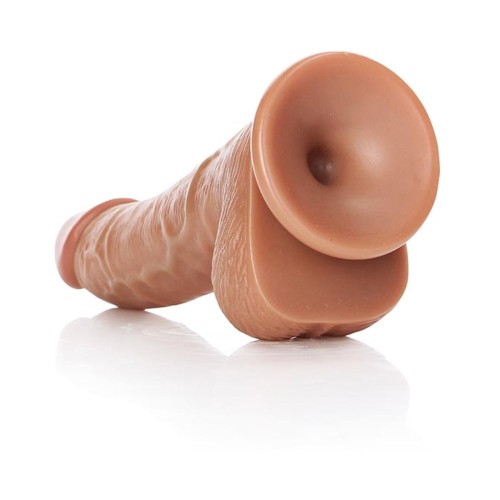 RealRock Realistic 6 in. Curved Dildo with Suction Cup