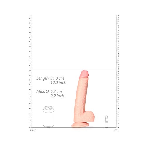 Dildo Realista 11 in. RealRock con Ventosa