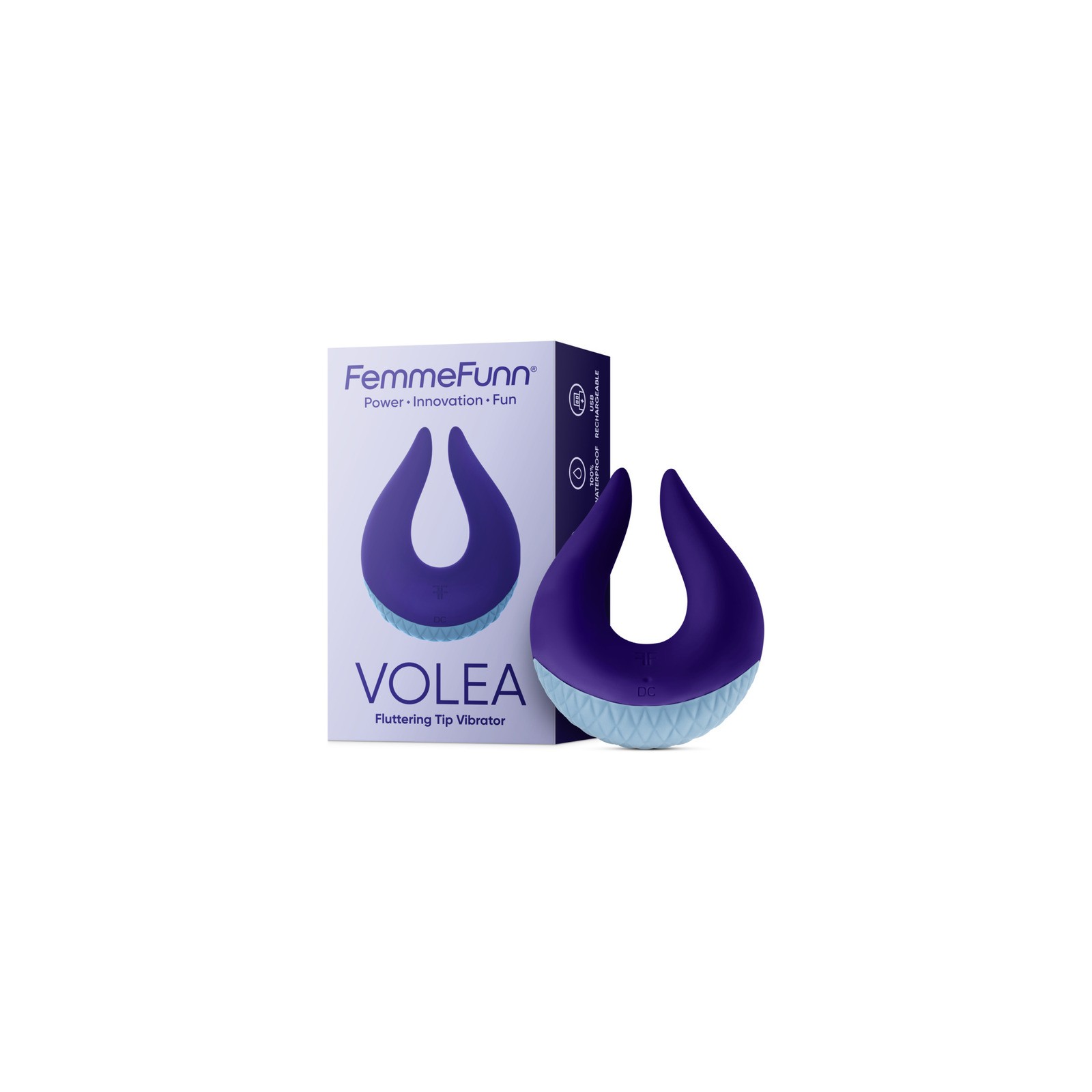 FemmeFunn Volea Rechargeable Fluttering Tip Vibrator