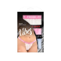 Conjunto Divertido de Panty Thong Vibes de Fantasy Lingerie