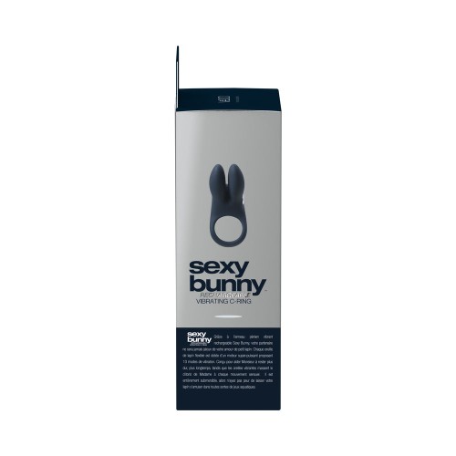 VeDO Bunny Rechargeable Vibrating C-Ring - Black Pearl