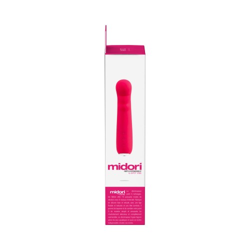 Vibrador Recargable G-Spot VeDO Midori Rosa