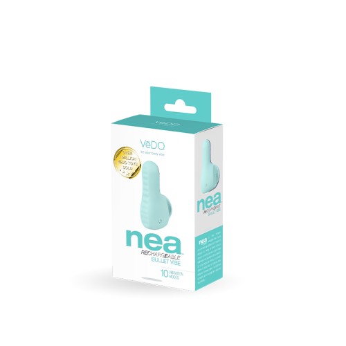 VeDO Nea Rechargeable Finger Vibe Tease Me Turquoise