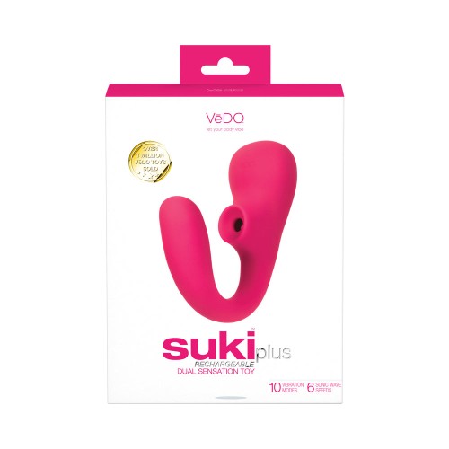 VeDO Suki Plus Vibrador Doble Sonic Rosa