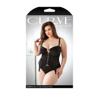 Fantasy Lingerie Curve Sloan Cropped Bustier and Panty Set