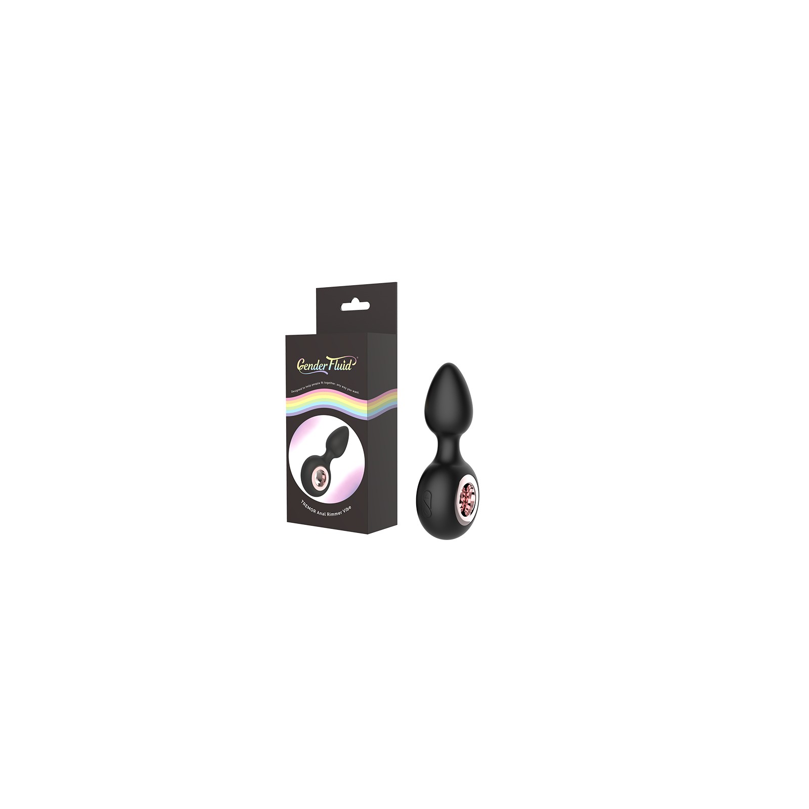 Gender Fluid Tremor Rechargeable Anal Plug