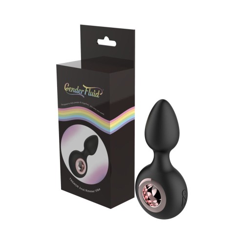 Gender Fluid Tremor Rechargeable Anal Plug