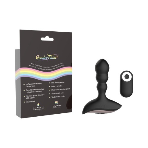 Gender Fluid Shake Remote-Controlled Anal Vibrator - Versatile Pleasure