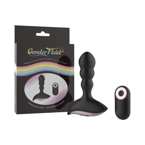 Gender Fluid Shake Remote-Controlled Anal Vibrator - Versatile Pleasure