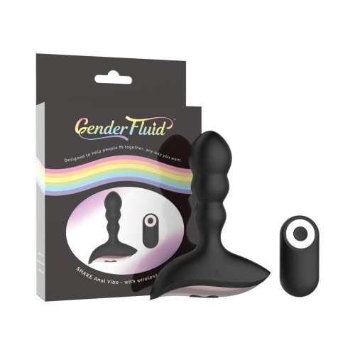 Gender Fluid Shake Remote-Controlled Anal Vibrator - Versatile Pleasure