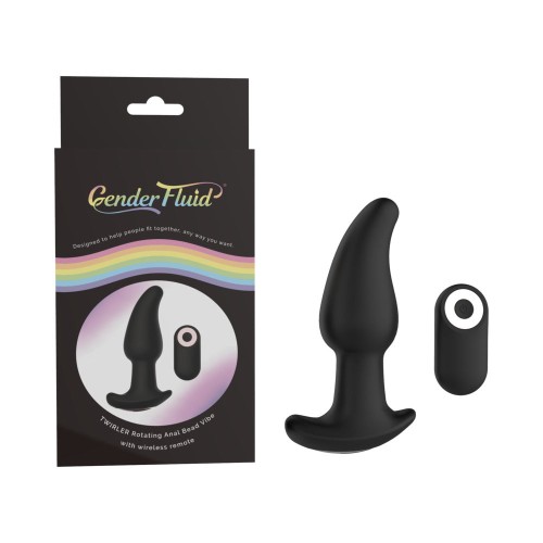 Vibrador Anal Gender Fluid Twirler con Control Remoto