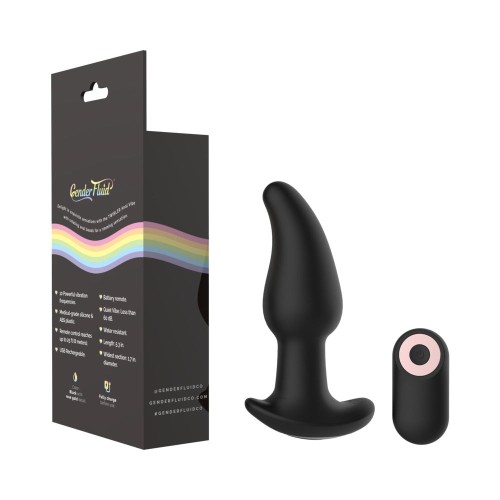 Gender Fluid Twirler Anal Vibe with Remote Control