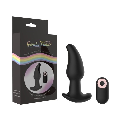 Gender Fluid Twirler Anal Vibe with Remote Control