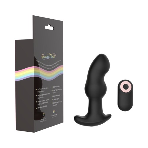 Vibrador Anal Gender Fluid Frisson con Control Remoto - Placer Versátil