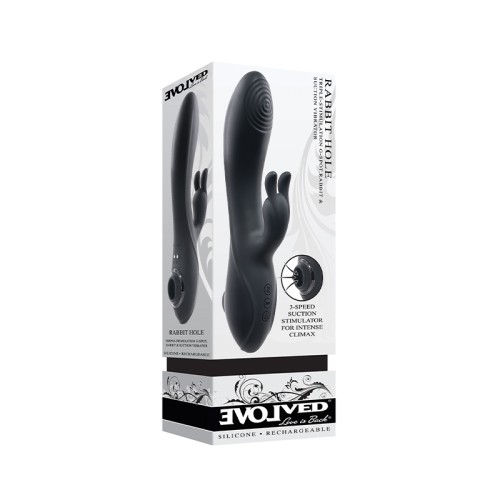 Evolved Rabbit Hole Vibrador Succionador 3-en-1