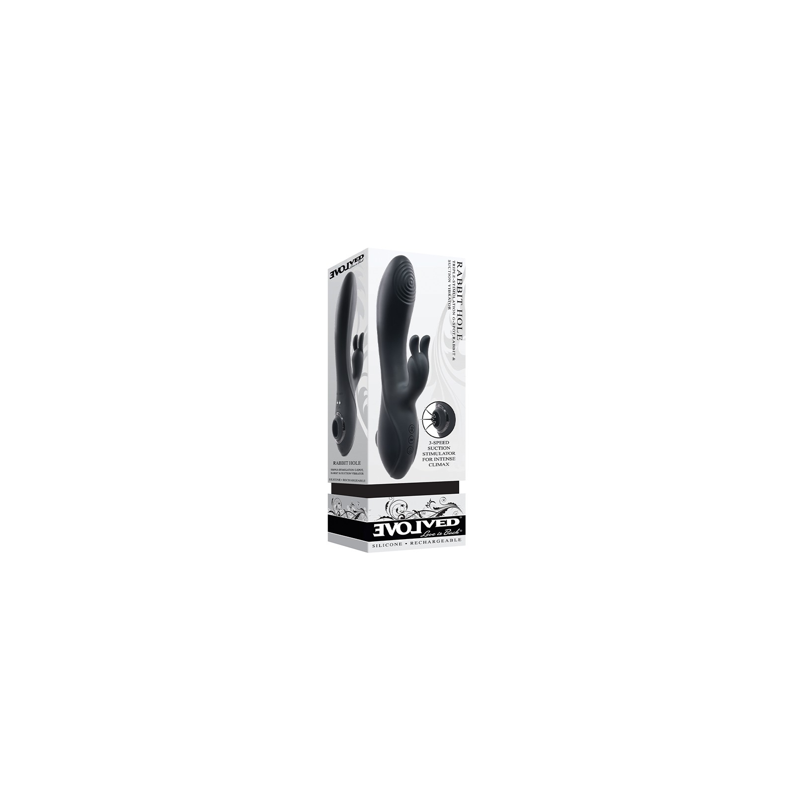 Evolved Rabbit Hole Vibrador Succionador 3-en-1