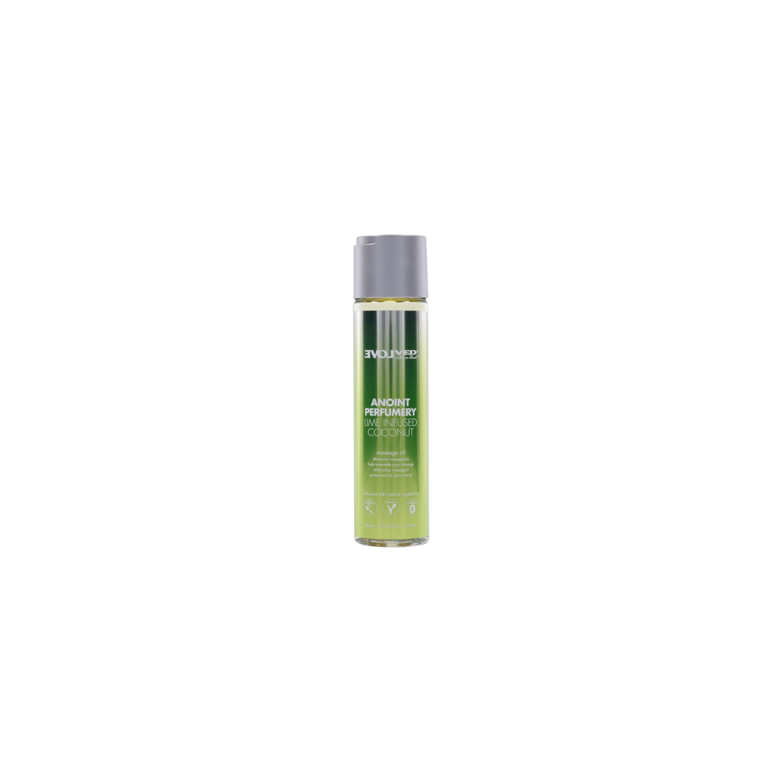 Evolved Anoint Aceite de Masaje con Coco y Lima 4 oz