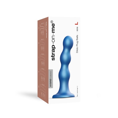 Dildo Plug Balls de Silicona Híbrida Strap-On-Me para Placer Definitivo