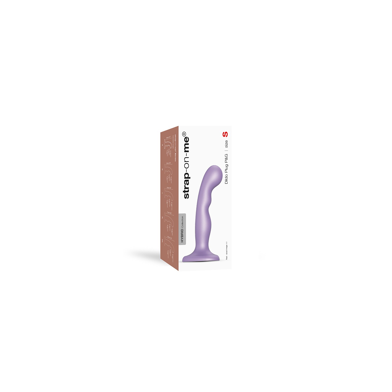 Strap-On-Me Hybrid Silicone Dildo Plug P&G Lilac