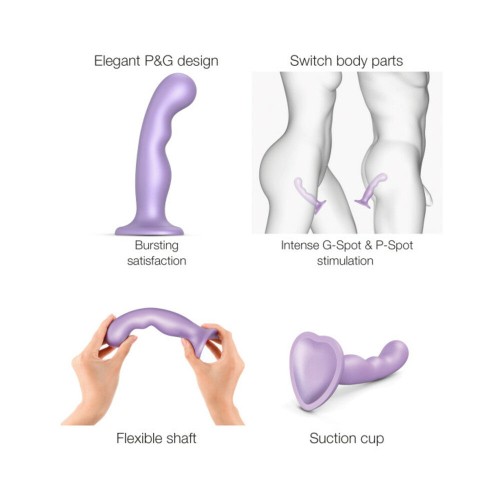 Strap-On-Me Hybrid Silicone Dildo Plug P&G Lilac