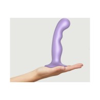 Plug Dildo Híbrido de Silicona Strap-On-Me P&G Lilac Metálico M