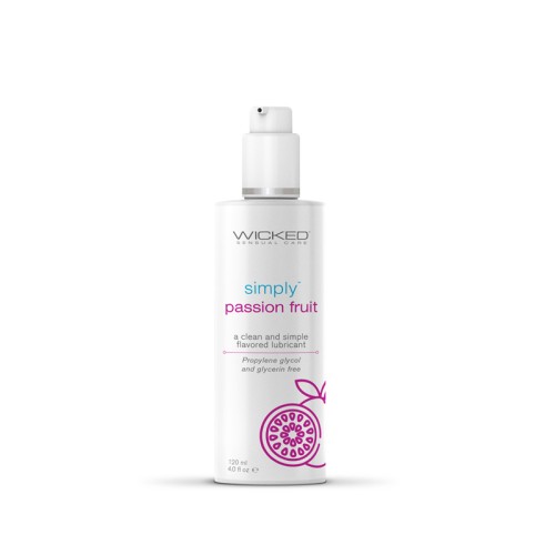 Simply Passion Fruit Flavored Lubricant 4 oz.