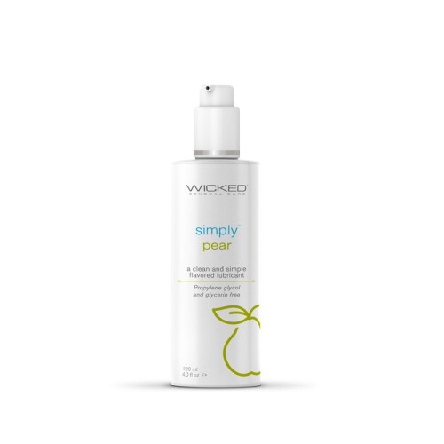 Simply Pear Flavored Water-Based Lubricant 4 oz