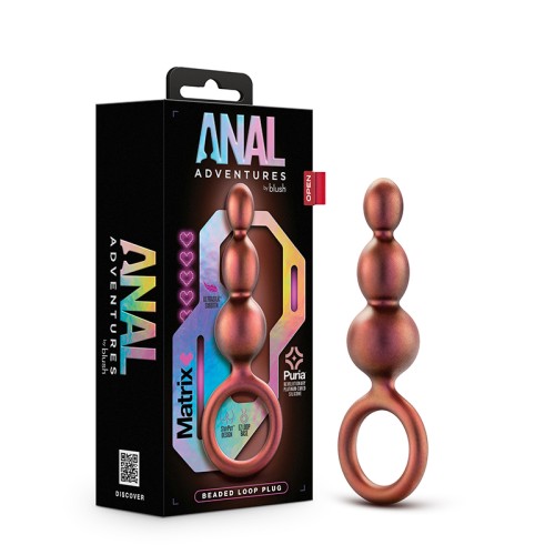 Plug Anal de Silicona con Burbujas