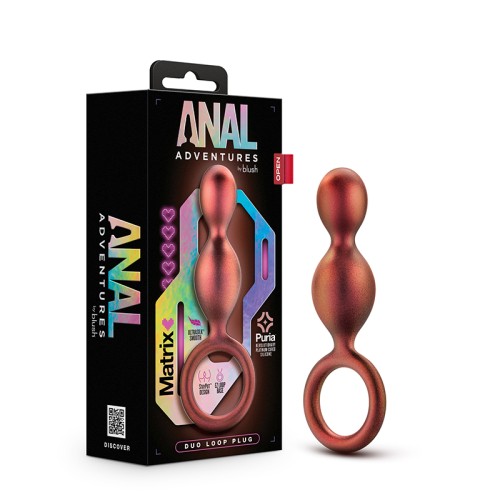 Anal Adventures Matrix Silicone Duo Loop Plug