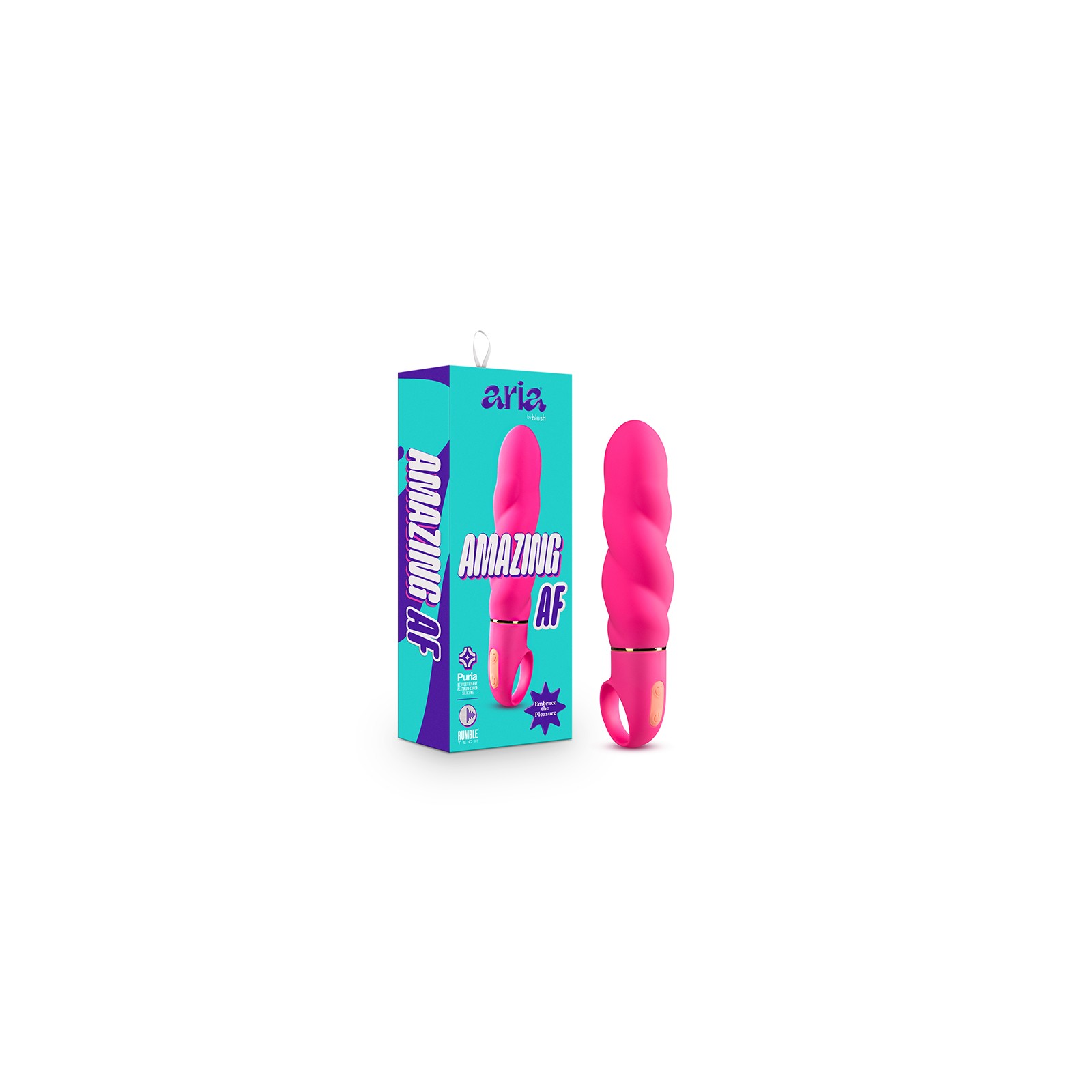 Vibrador de Silicona Aria Amazing AF - Fucsia