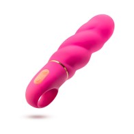 Aria Amazing AF Silicone Vibrator - Fuchsia