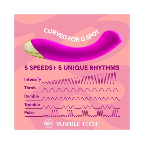 Vibrador de Punto G Bangin' AF Recargable Morado