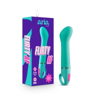 Vibrador G-Spot Aria Flirty AF Verde Aqua