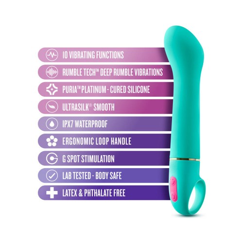 Vibrador G-Spot Aria Flirty AF Verde Aqua