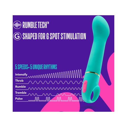 Aria Flirty AF G-Spot Vibrator Teal