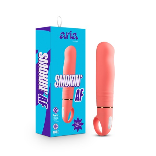 Aria Smokin AF Vibrador de Silicona Coral