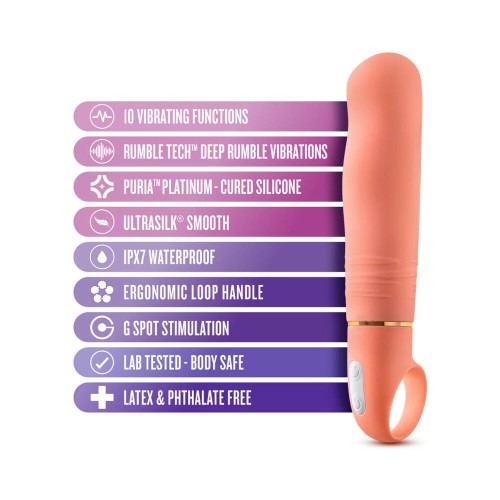 Aria Smokin AF Vibrador de Silicona Coral