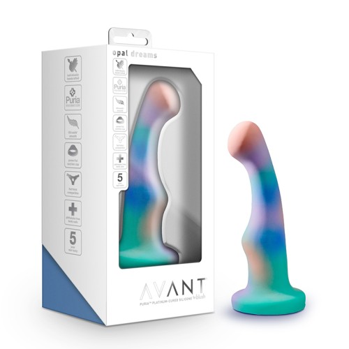 Avant Opal Dreams 6 in. Silicone Dildo Aqua - Premium Quality