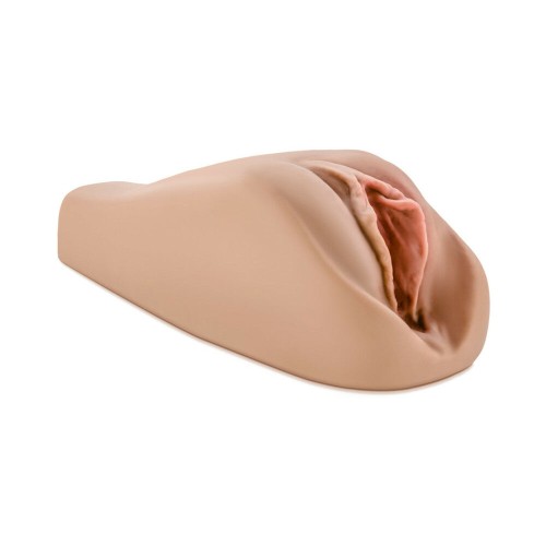 M Elite Soft + Wet Renata Estimulador Vaginal con Vibrador Bullet Beige