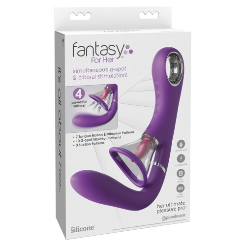 Fantasy For Her Ultimate Pleasure Pro Rechargeable Dual Stimulator